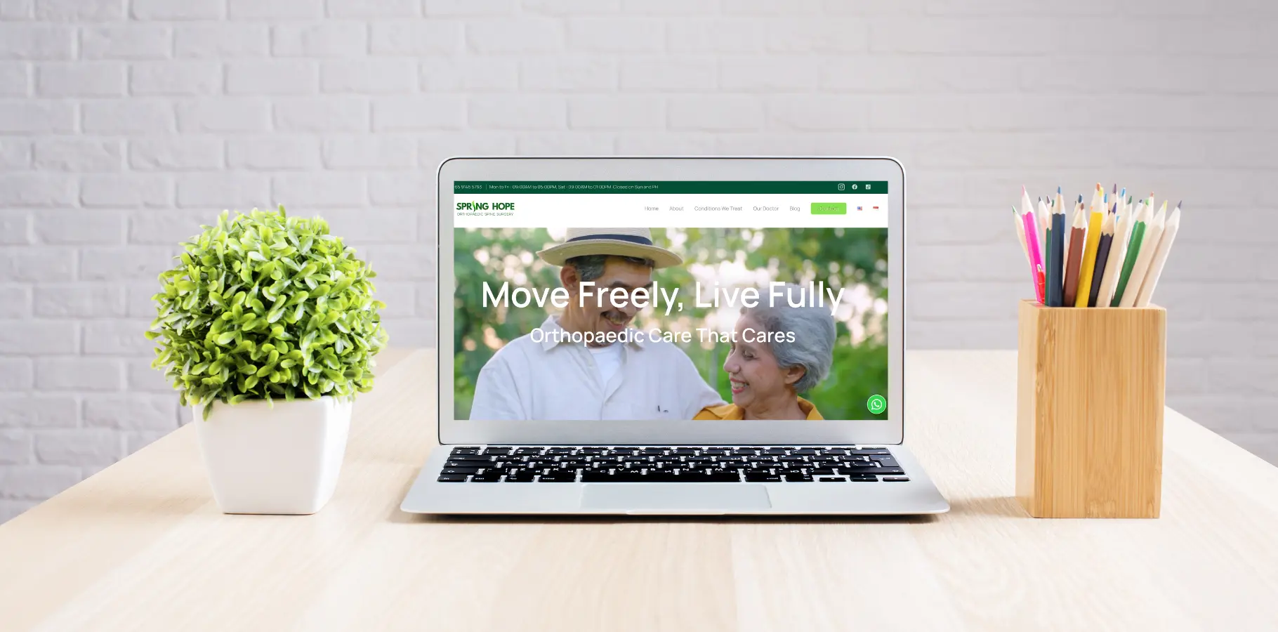 Spring-Hope SEO portfolio