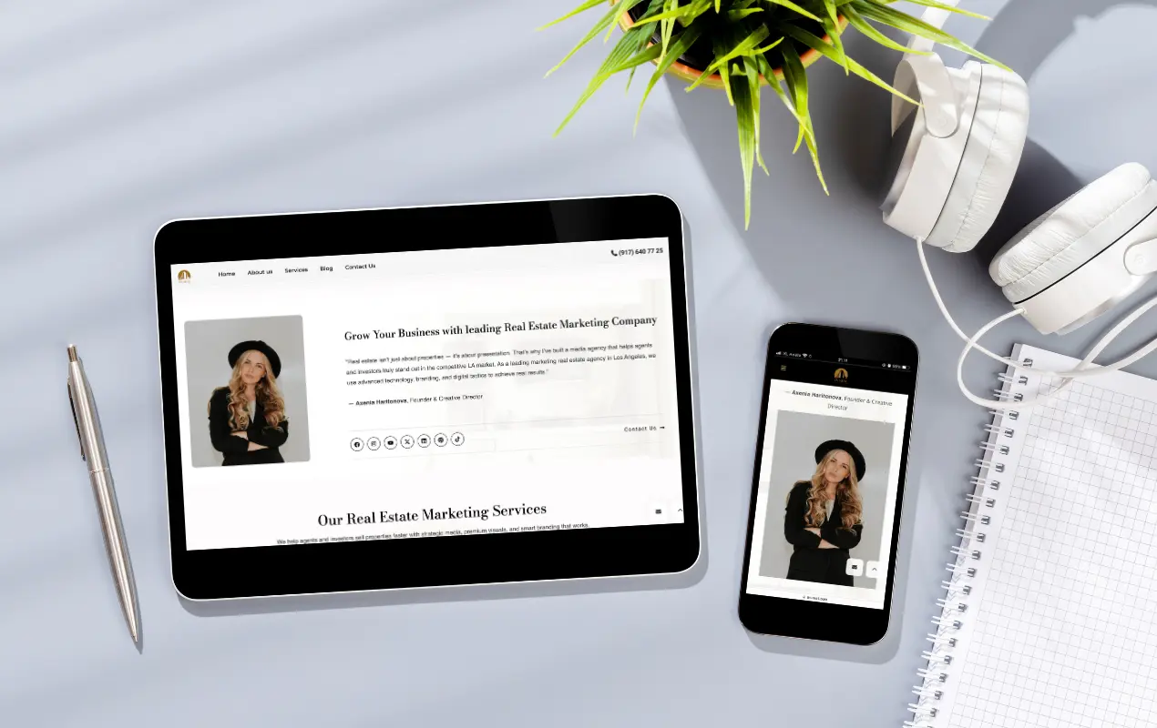 ax-real web responsive